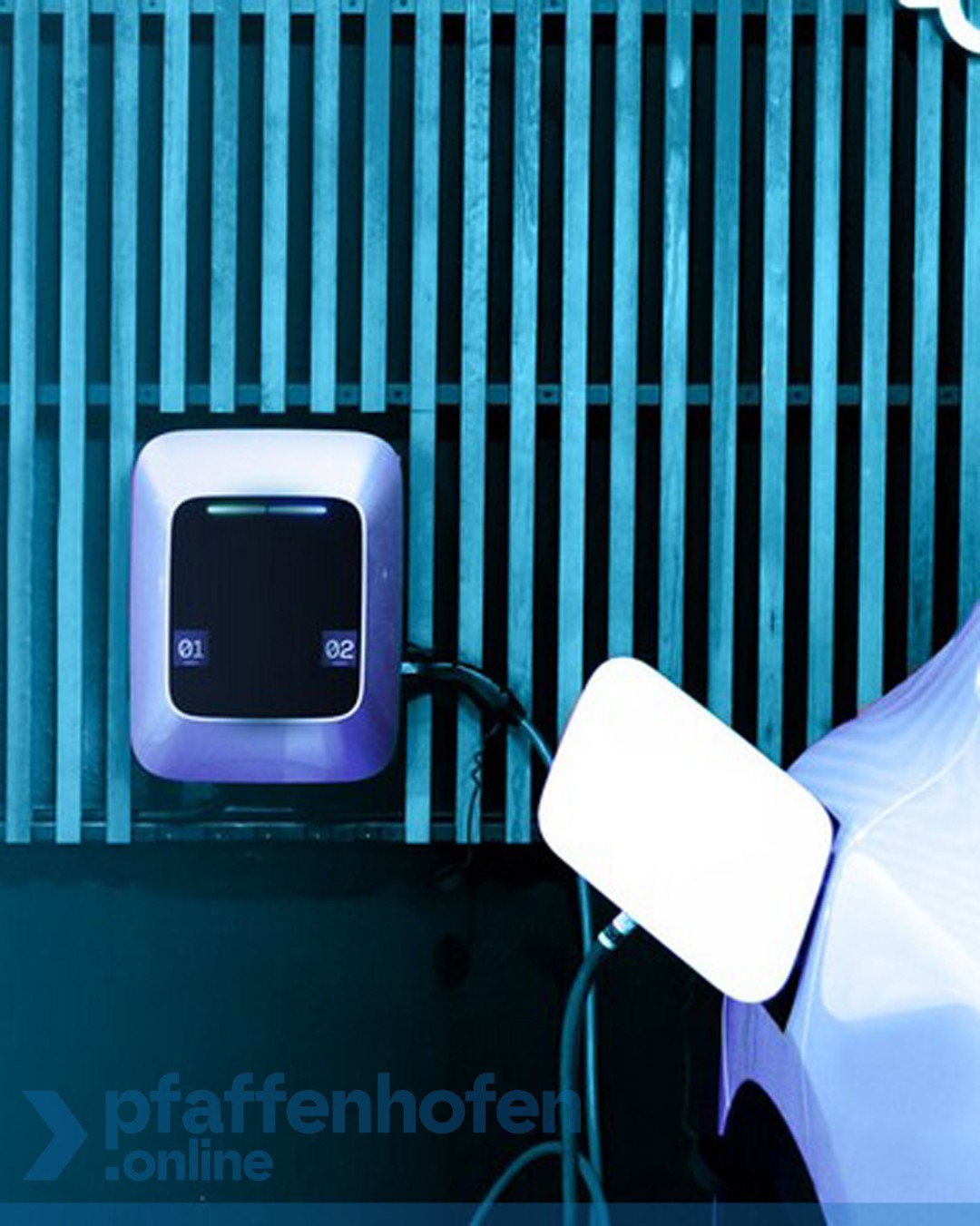 Beispielbild f&uuml;r eine Tiefgarage mit Ladepunkt.