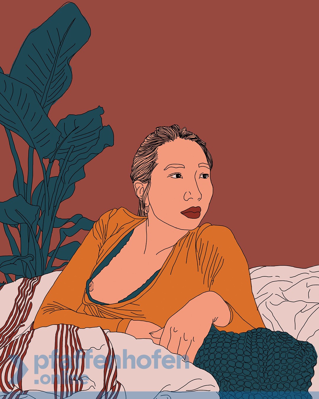 Das Werk &bdquo;Que Lin&ldquo; stammt von Lea Ndreka aus dem Jahr 2020.