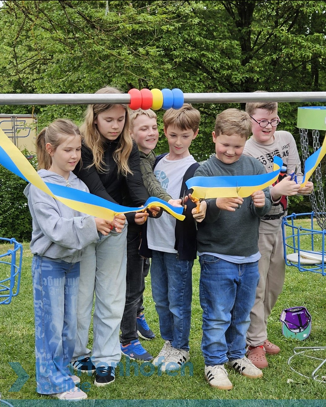 DiscGolf-Eröffnung-Kinder