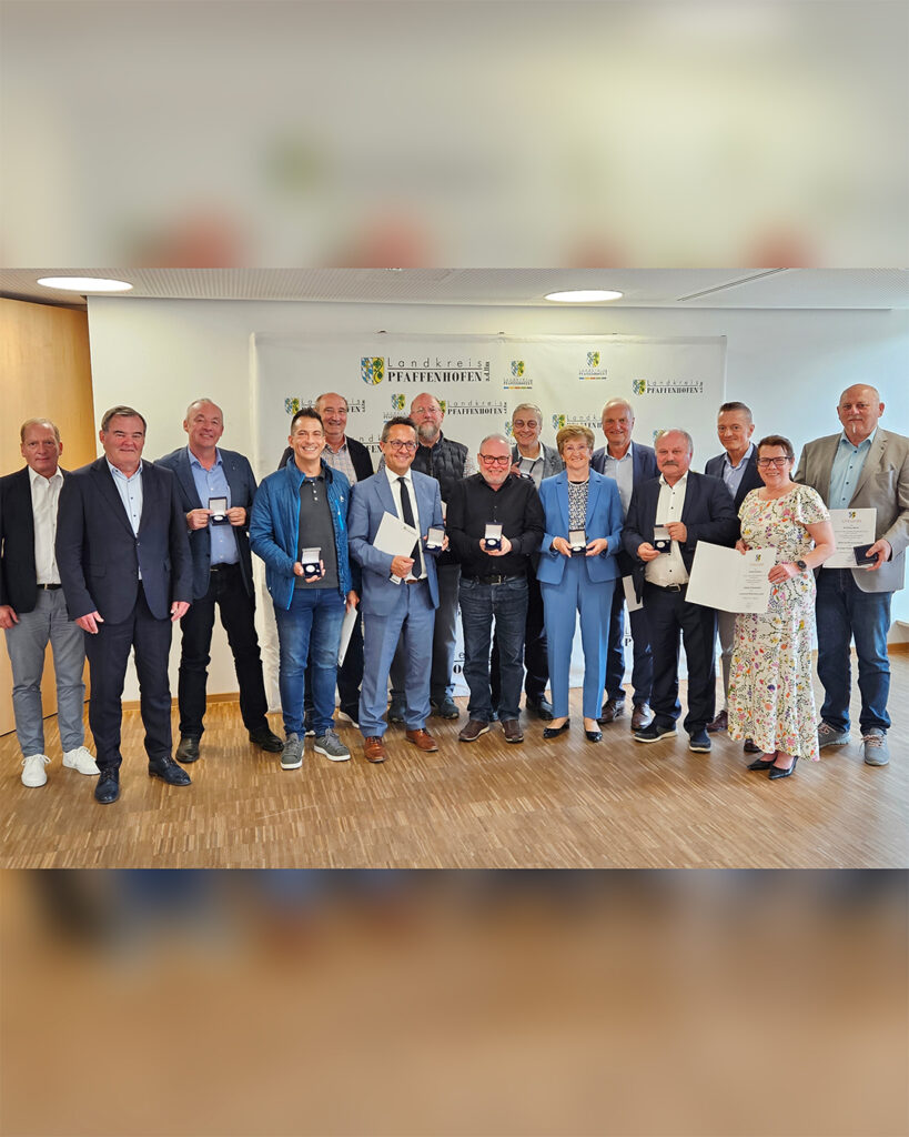 Landkreismedaille Silber