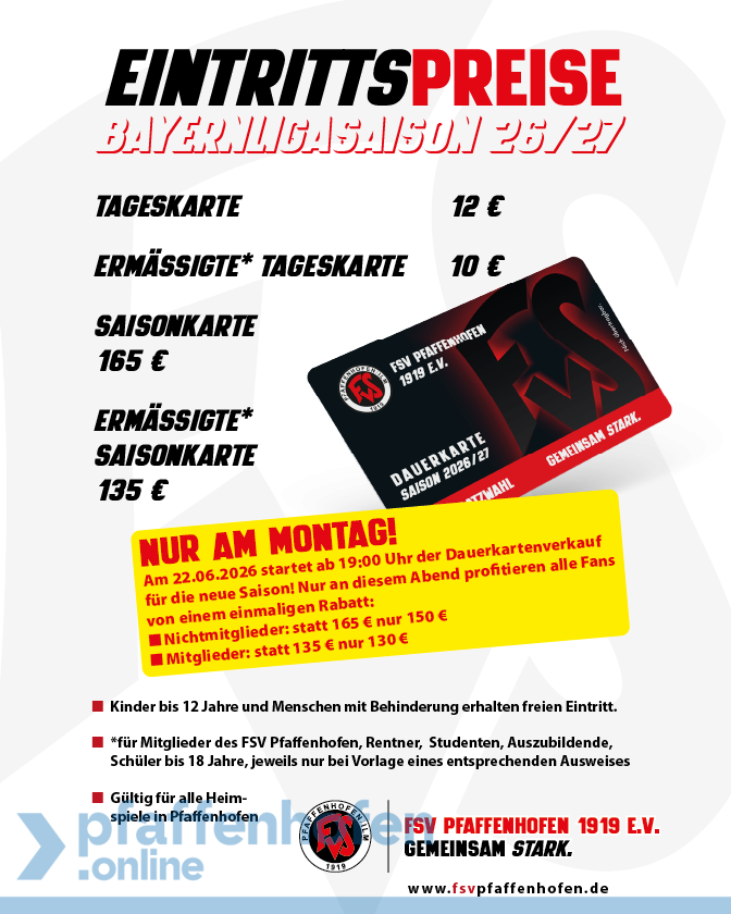 Preisaktion-Dauerkarte
