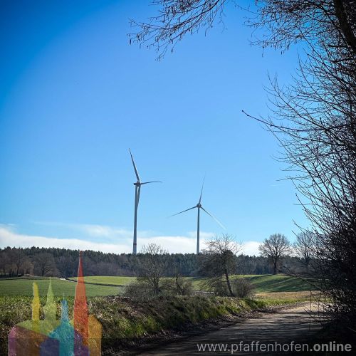 B&uuml;rgerwindpark Pfaffenhofen Windr&auml;der